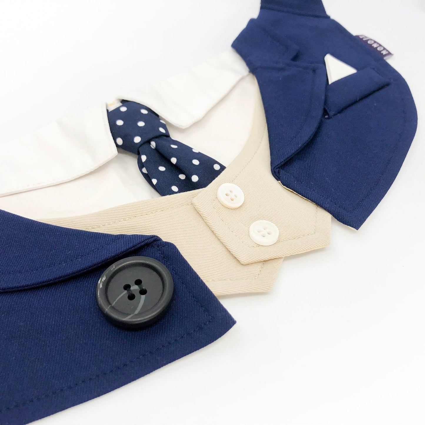 Queensway Decorative Pet Bandana - Classic Formal Outfit for Cats & Dogs