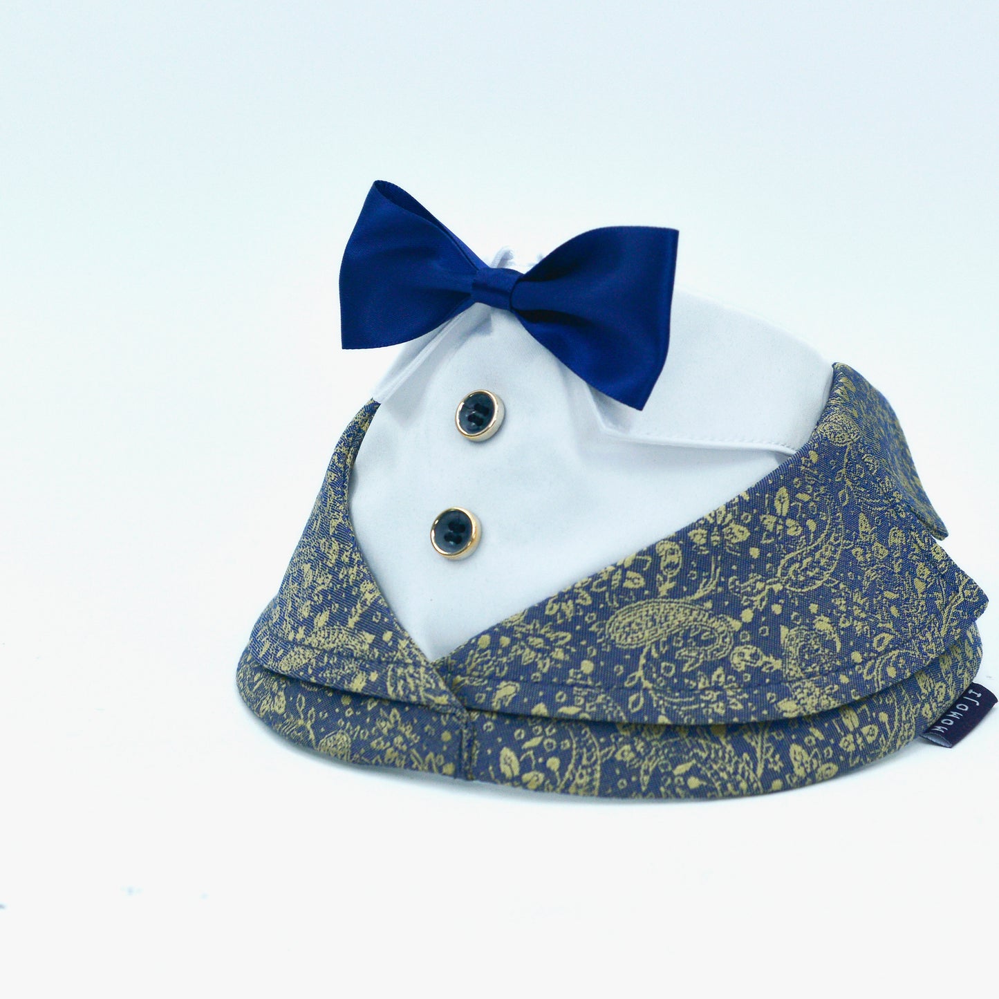 Tonnochy Formal Pet Bandana – Classic Tux Bow Design for Dogs & Cats