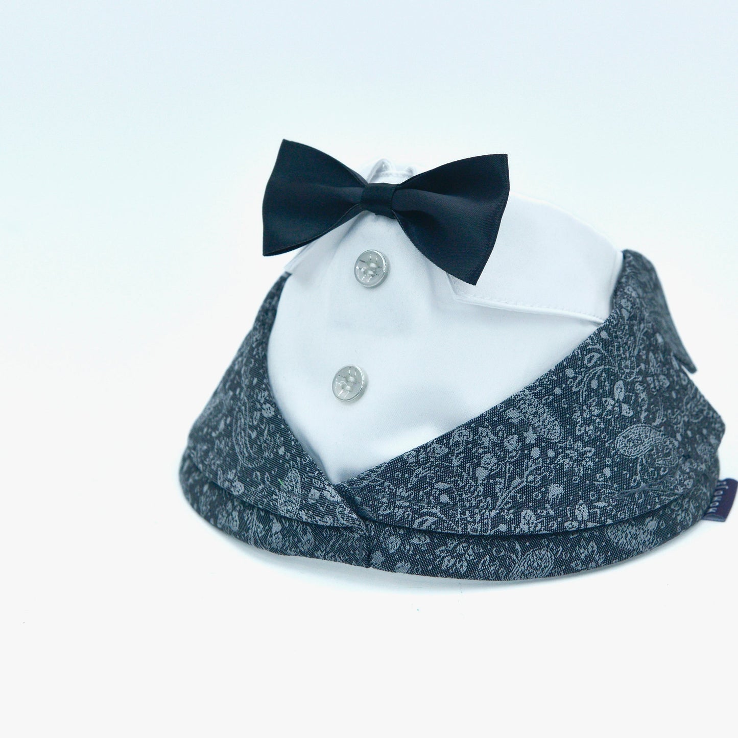Tonnochy Formal Pet Bandana – Classic Tux Bow Design for Dogs & Cats