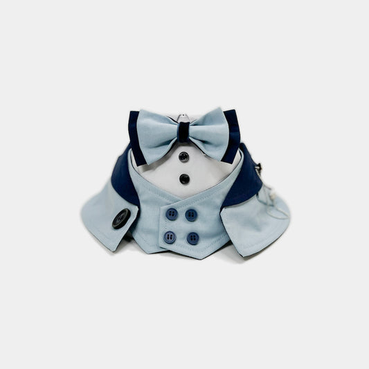Kingsway Tuxedo Decorative Pet Bandana – Formal Outfit for Cats & Dogs