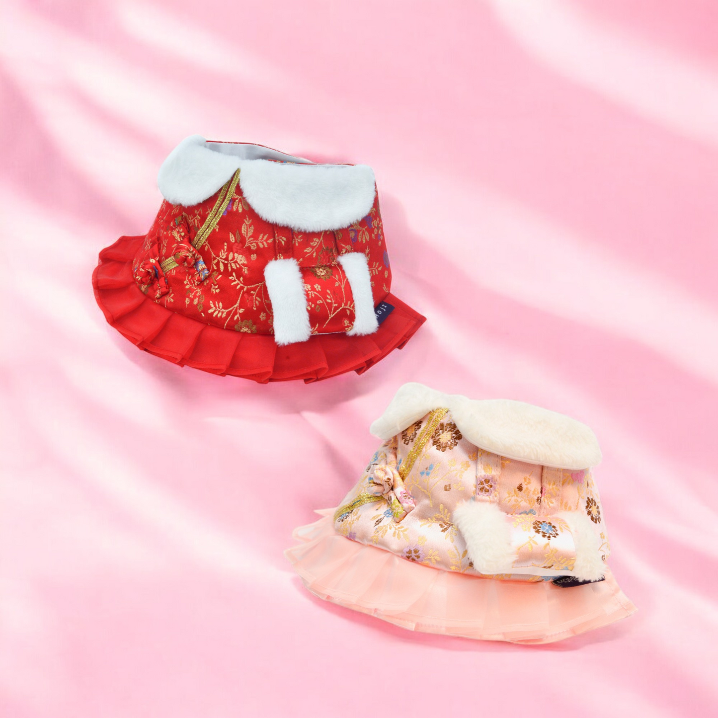 Jade Cosmos Pink Pet Bib Collar – Chinese New Year Edition