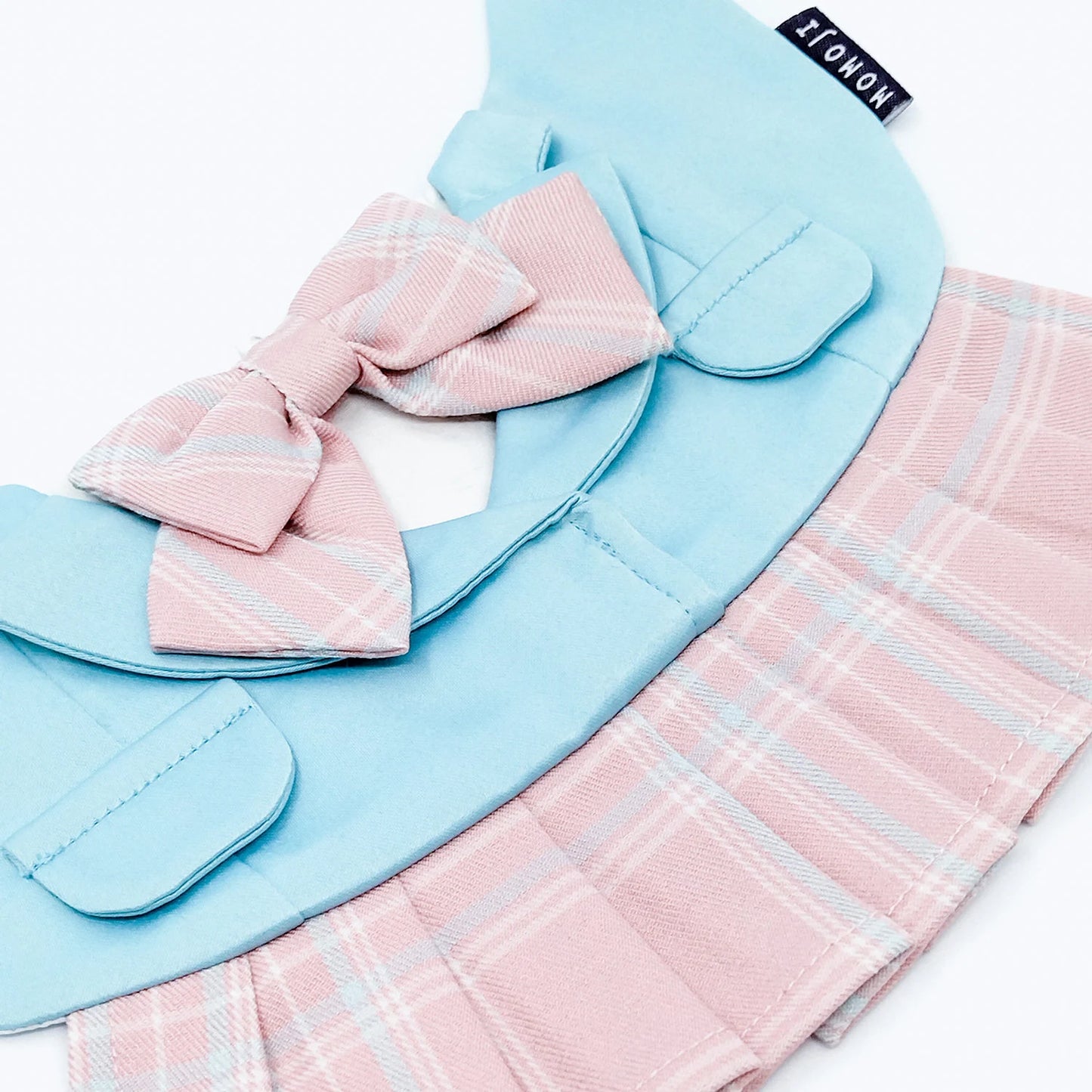 St Anson Bow Ruffle Pet Bandana – Pastel Ribbon Outfit for Cats & Dogs