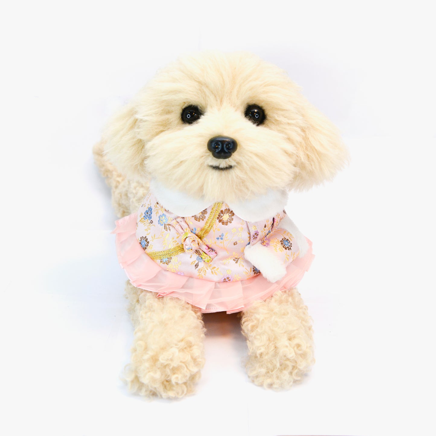 Jade Cosmos Pink Pet Bib Collar – Chinese New Year Edition