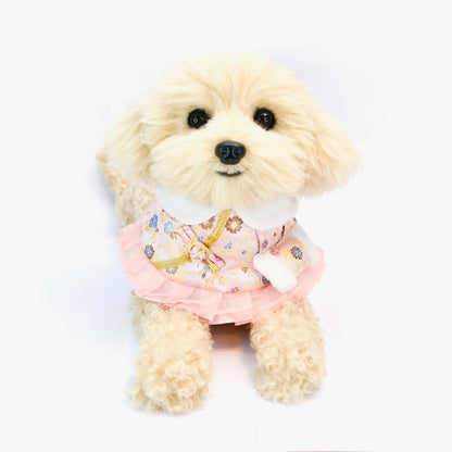 Jade Cosmos Pink Pet Bib Collar – Chinese New Year Edition