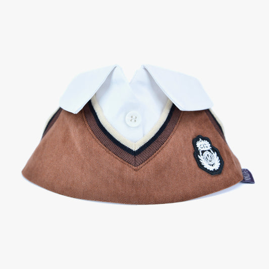 Leighton School-Style Pet Bandana – Smart Uniform Look for Cats & Small Dog