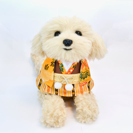 Meguro Kimono-Style Pet Bib