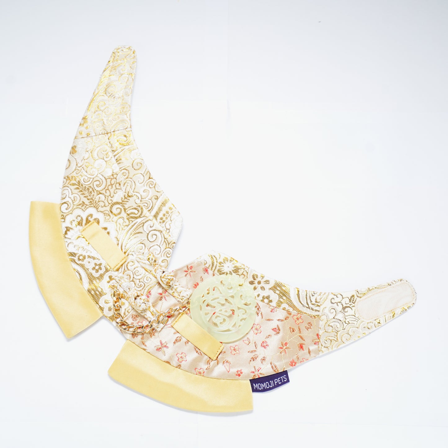 Noble Jade Pet Bib Collar | Chinese New Year Festive Pet Accessory