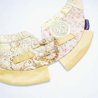 Noble Jade Pet Bib Collar | Chinese New Year Festive Pet Accessory
