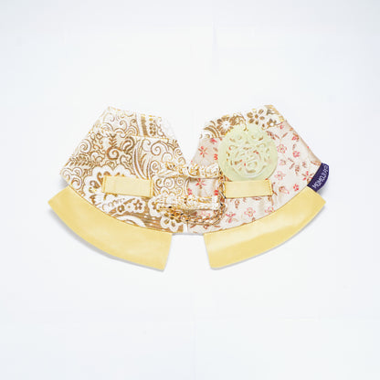 Noble Jade Pet Bib Collar | Chinese New Year Festive Pet Accessory