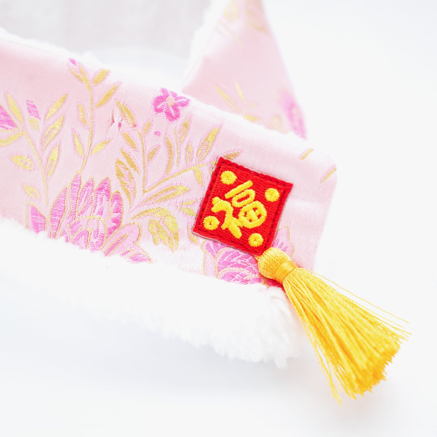 Fiesta Orchid Blossom Lunar New Year Pet Bandana (Dogs & Cats)