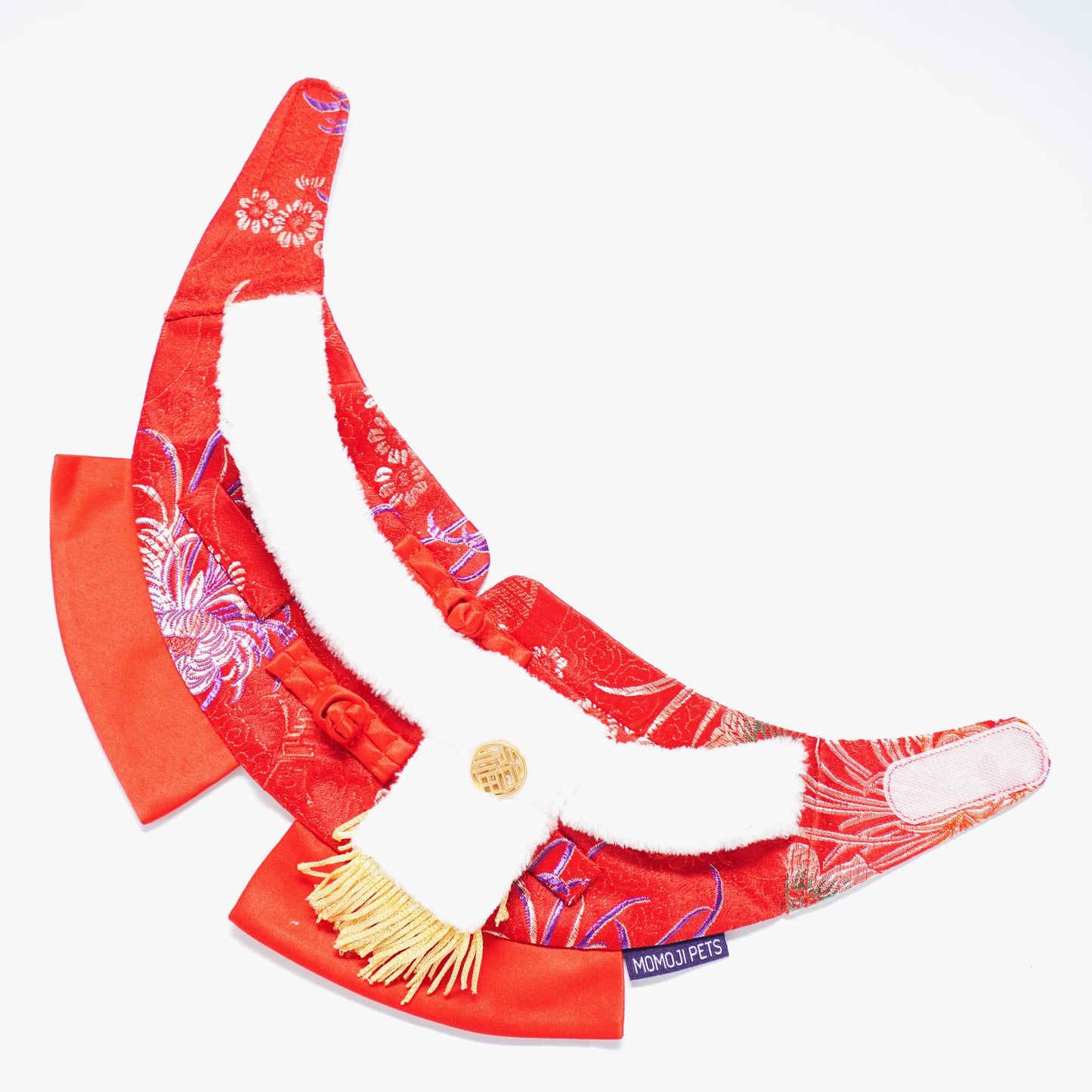 Valor Vermilion Red Pet Bib Collar – Chinese New Year Edition