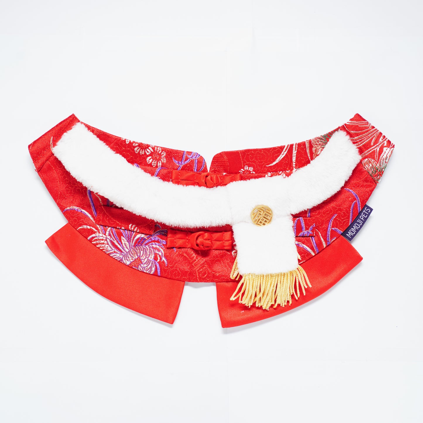 Valor Vermilion Red Pet Bib Collar – Chinese New Year Edition