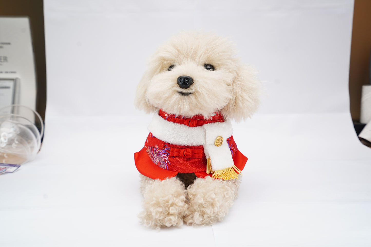 Valor Vermilion Red Pet Bib Collar – Chinese New Year Edition